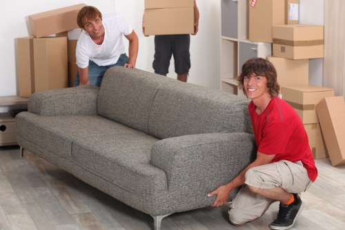 Household removal in Watford with furniture protection and loading