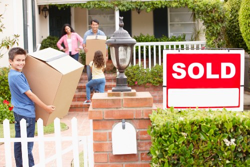 Household clearance items from a larger Watford property for storage