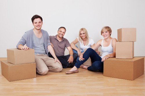 A flexible storage unit setup for temporary storage needs in Watford